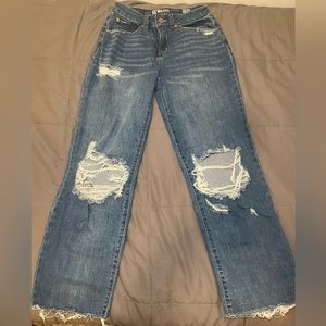 REWASH High Rise Vintage Réunion ripped Jeans Size US 25